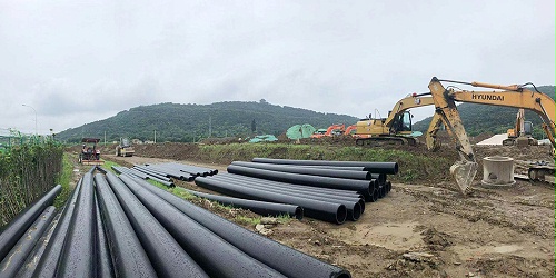 中通农夫山泉厂房建设室外消防管网工程案例